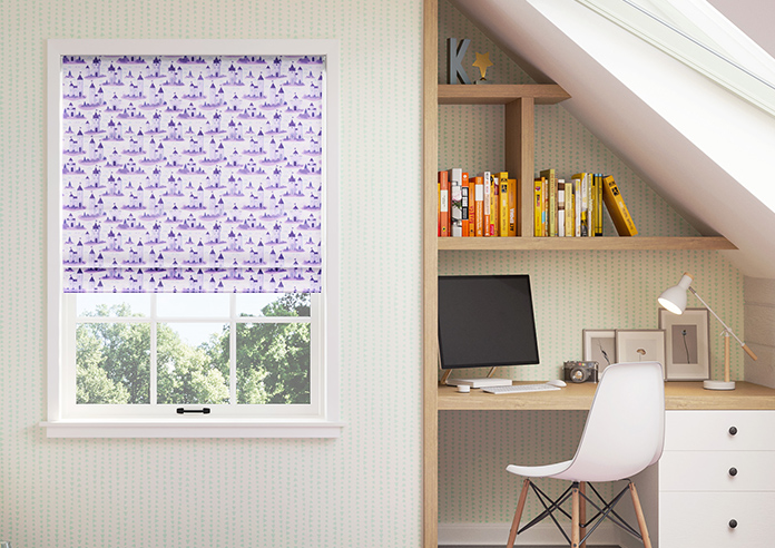 Royal Realm, Lavender - Twist&Fit Roman Blind - Image 3